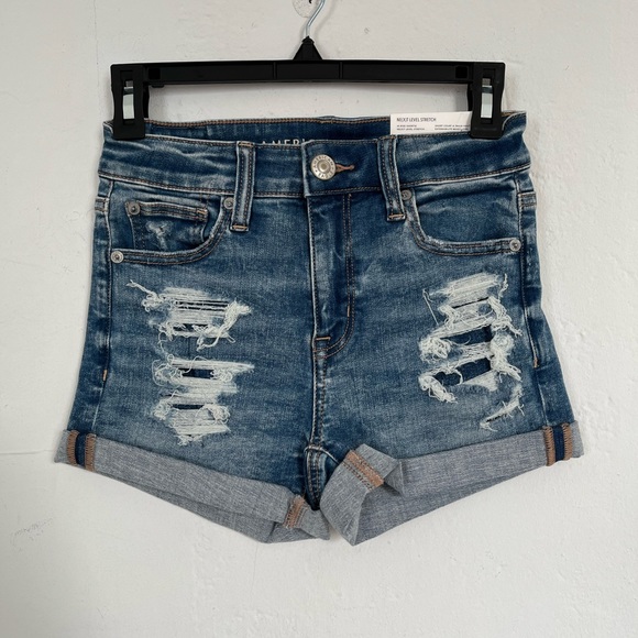 American Eagle Hi-Rise Shorttie Ne(x)t Level Stretch Size 6 - Picture 8 of 14